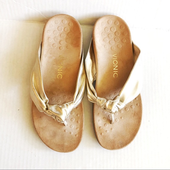 Vionic Pippa Supportive Sandals Champagne Gold 7 - Picture 2 of 10